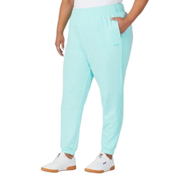 Fila Womens French Terry Jogger (XX-Large, Blue Tint) - Picture 5 of 5